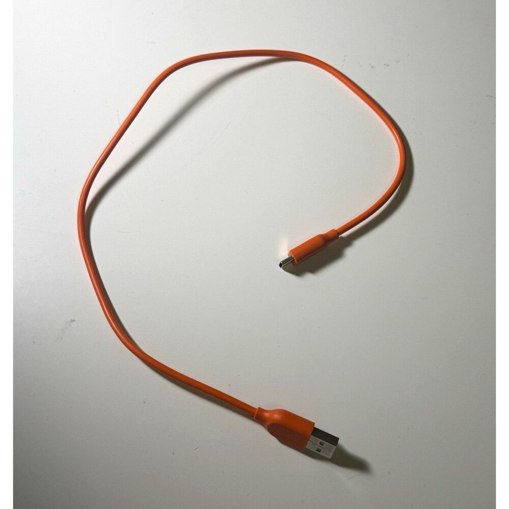 Ring Orange Matte USB-A to USB-C Reversible Charging & Data Sync Cable 12 in-18